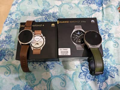 Huawei watch gt4 and gt3 pro