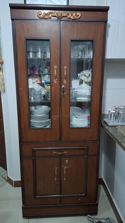3 piece wooden divider / TV Trolly