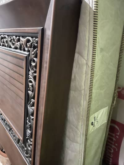 Wooden Bed for Sale with side tables