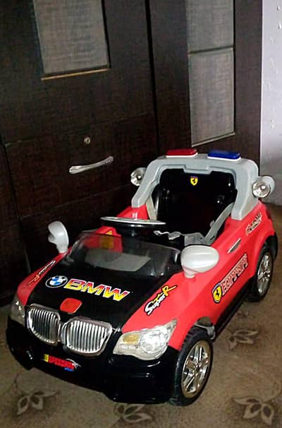 kids electric car with remote and self operated