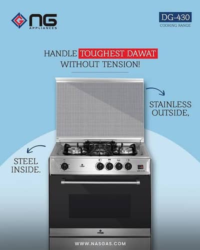 Nasgas DG-430 gas oven