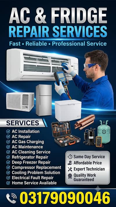 AC & Fridge Repair Services | Fast & Reliable Home Service