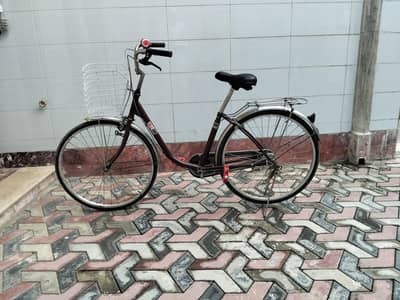 slightly used japanese bicycle