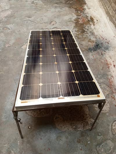 Cell Germany original 150 watt solar panel & iron stand