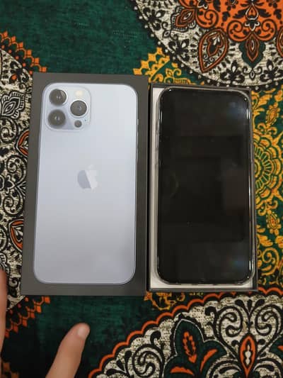 iPhone 13 Pro Max 256GB (Sierra Blue) - With Box - Urgent Sale