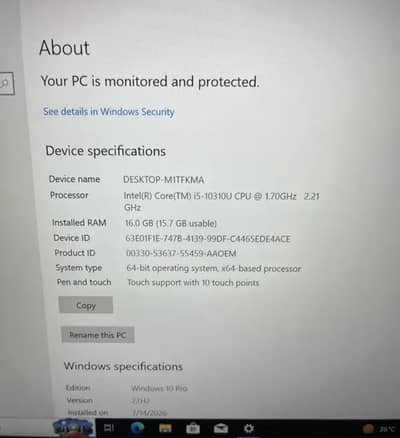Lenovo ThinkPad L14 | Core i5 10th Gen 1 | 16GB RAM | 256GB SSD