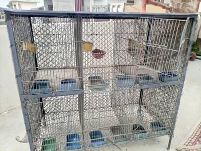 6 portion steel Cage