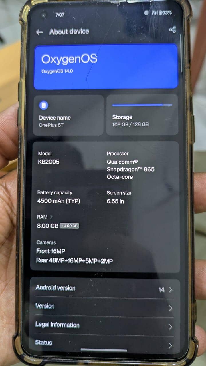 One Plus 8T 0