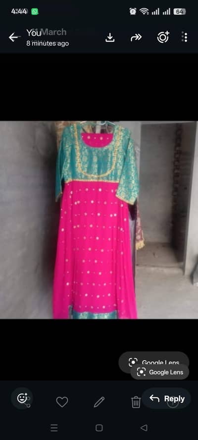 it is new dress. . .