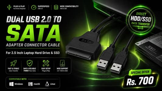 SATA to USB Cable for Laptop HDD & SSD - Wholesale Price