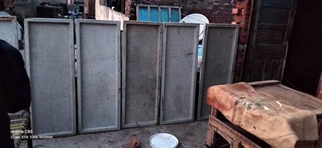 10 Precast Concrete Slabs 50×18.5 Inches – Good Condition