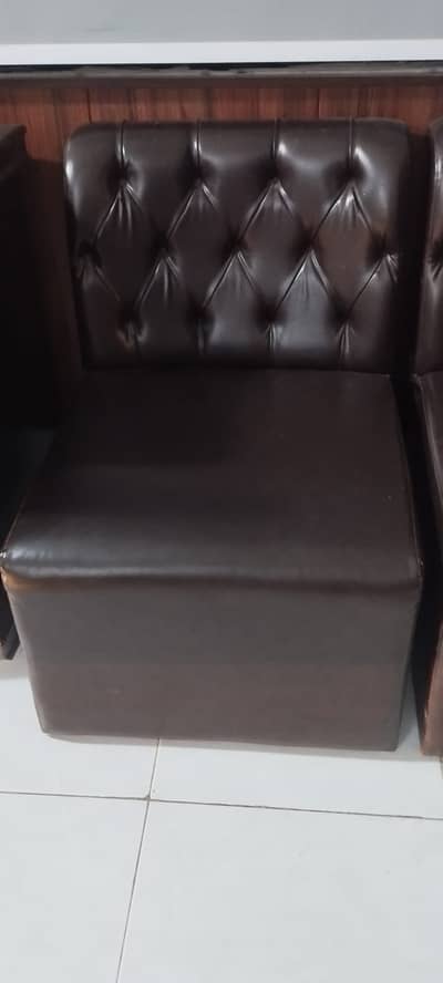 2 Stylish Sofa Chairs | Strong & Comfortable | Dark Brown