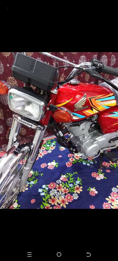 Honda 125 2026 model applied for Karachi zero meter condition