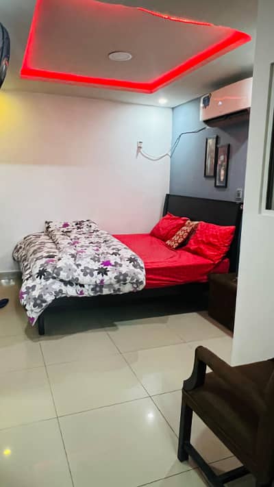One bedroom fully furnished for rent perday weekly, monthly