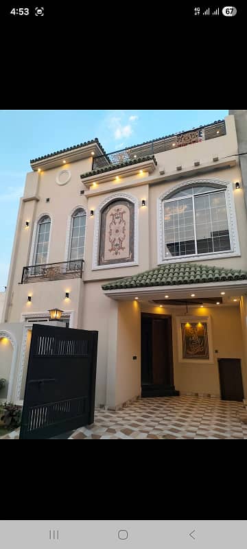 5 marla triple story brand new luxury house for rent