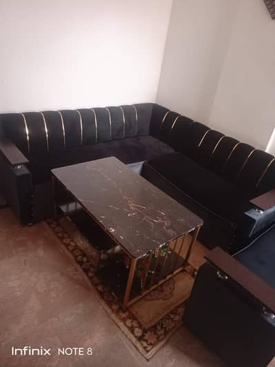 L shaped sofa with dewan urgent sale