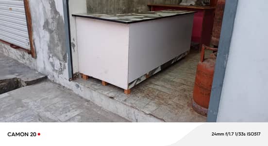 L Shape New Counter For sale 6 by 1.5