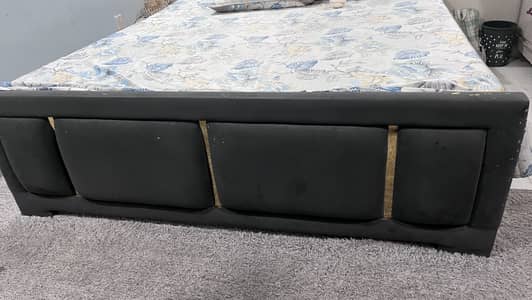 King side bed , with dressing table , two side tables with mattress