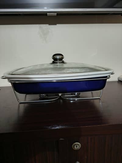 Serving Plate Trays heating with candles
