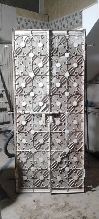 Grill door