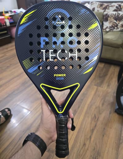 PMO-TECH Power 2026 Padel Racket | 18k Carbon  | Diamond Shape Medium
