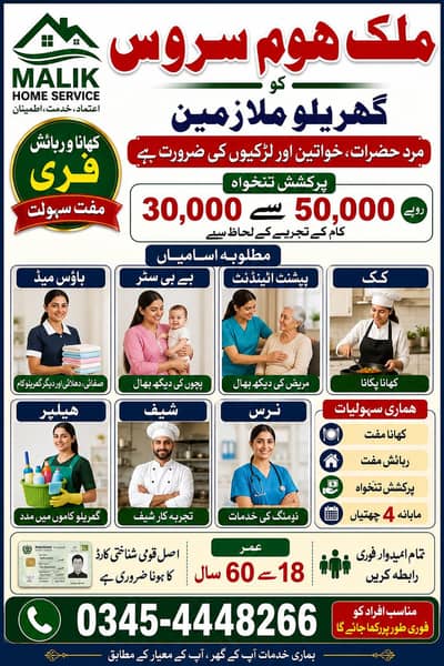 گھریلو ملازمین خواتین اور لڑکیاں