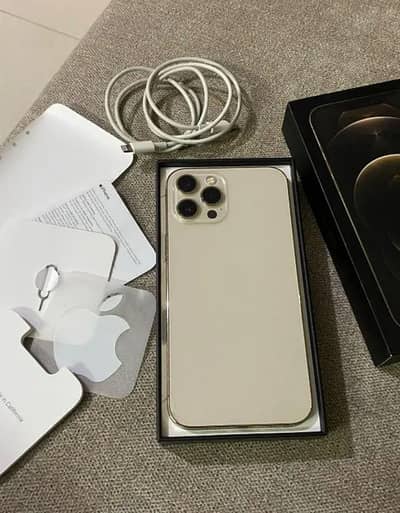 Apple iPhone 12 Pro Max official Pta afroved 256 GB memory water pack