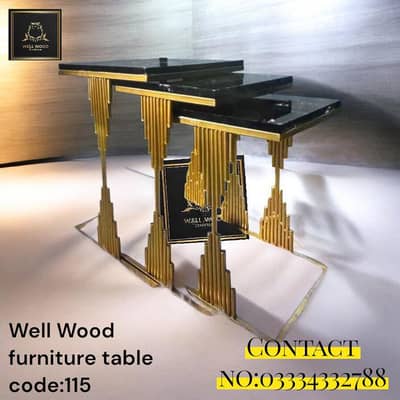 well Wood furniture Table set premium quality 