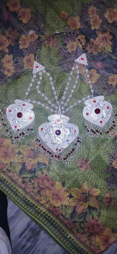 Gilgiti original Pure Silver ( Chandi ) jewellery set