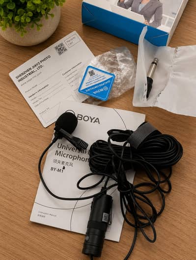 Original BOYA BY-M1 Lavalier Microphone