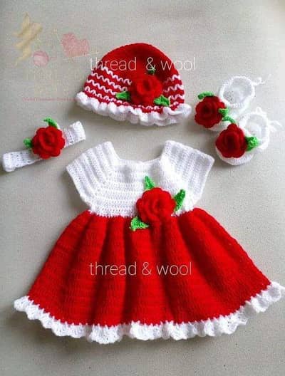 frocks,caps and table cover