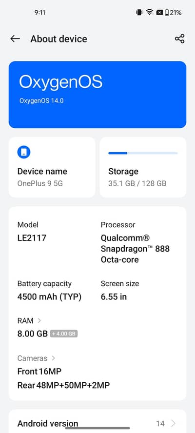 One Plus 9