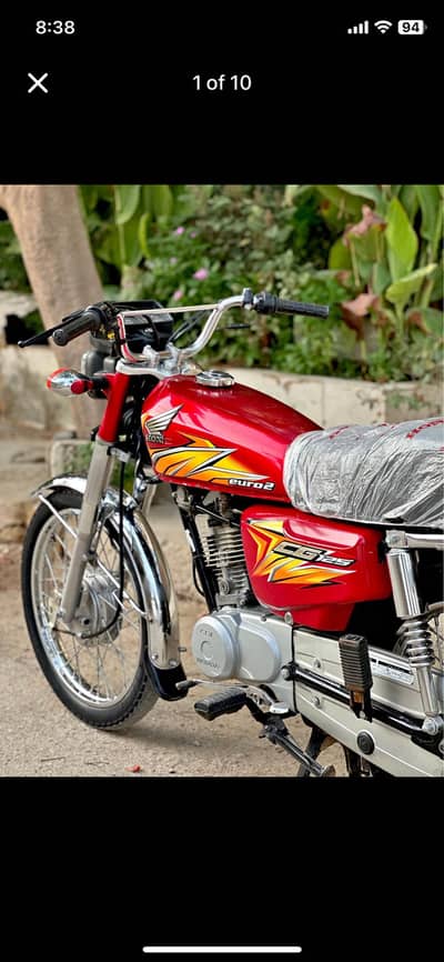Honda 125 2021 read colour 10/9 condition contact number :03102898667