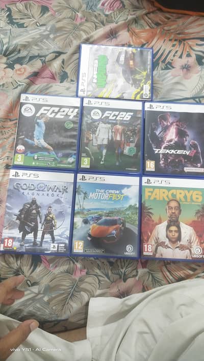 Ps5 7 cds brand new condishion