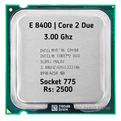 Core 2 Due Processor available