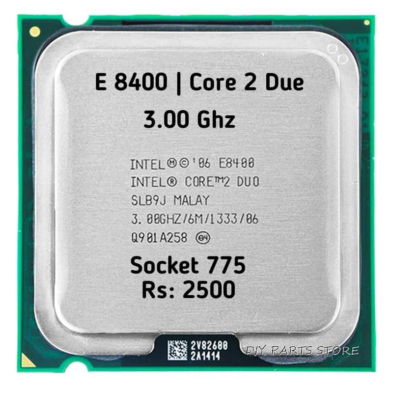 Core 2 Due Processor available 0