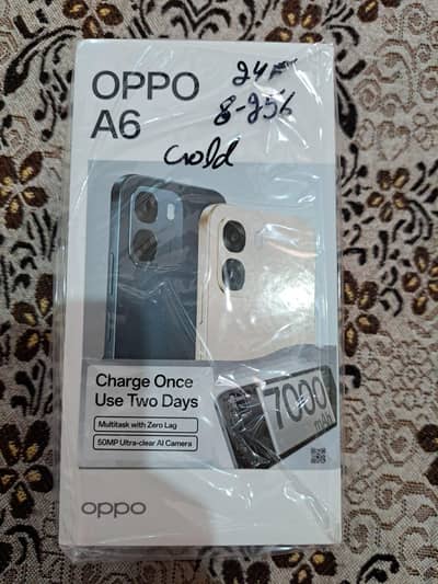 OPPO A6 8/256 three months used