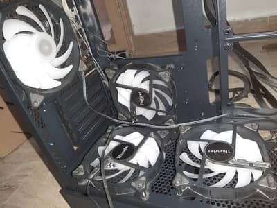Thunder Argb built in controller premium 4 case fans pc gaming