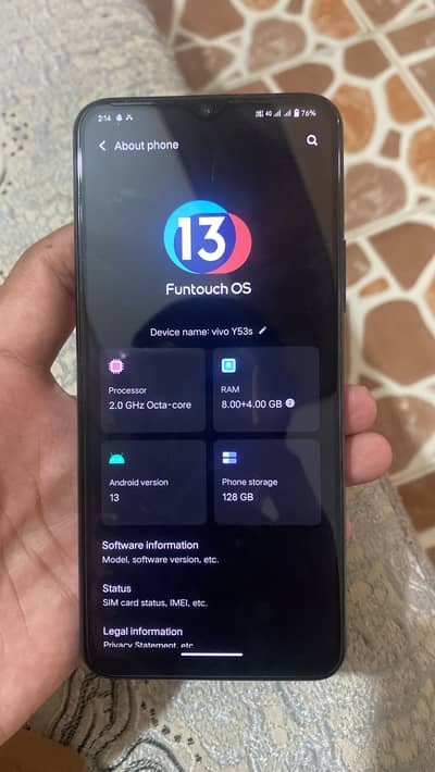 Vivi y53s PTA Approved with Box | Exchange Possible |