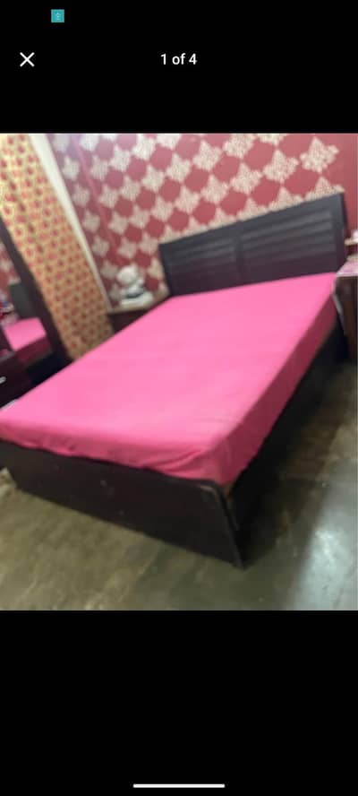 Wooden Complete Bed /Queen Size Mattress /Brand Master MoltyForm