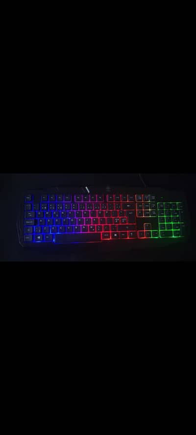 Gaming Keyboard with RGB backlights and Gaming Mouse bundle