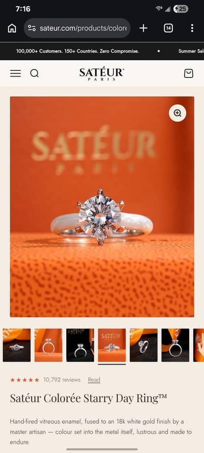 Sateur Diamond Ring