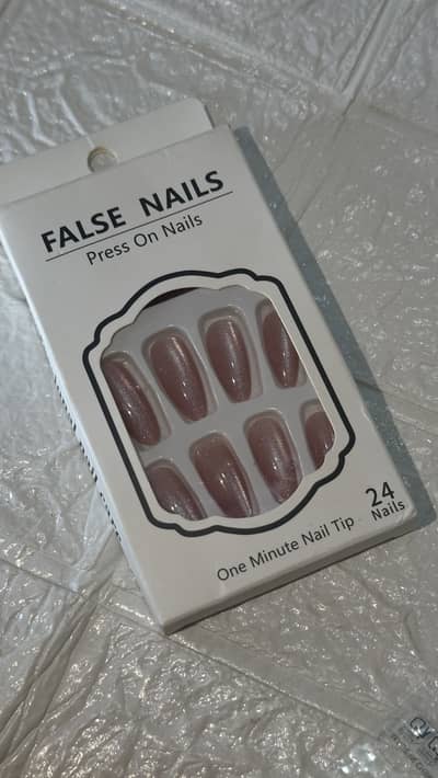 Nude Press On Nails | 24 Pieces | Reusable | Brand New