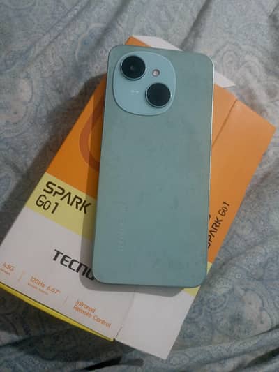Tecno Spark Go 1 with charger+ box