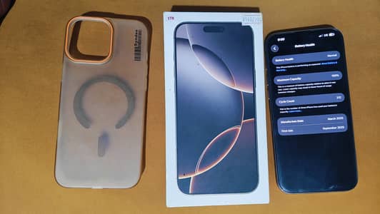 Iphone 16 pro max 1tb 10/10