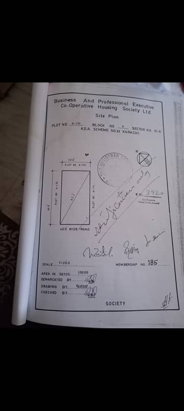 200 square Yards Plot Available For Sale Business & Professional Housing Society