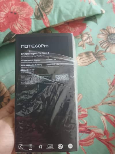 Infinix note 60 pro 2 month use new urgent sale
