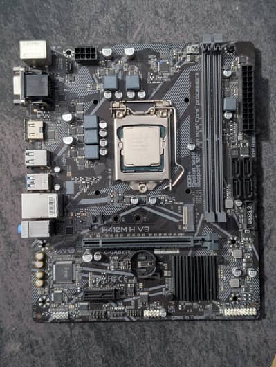 Intel i5 10400F CPU + H410M motherboard 10/10 condition -used