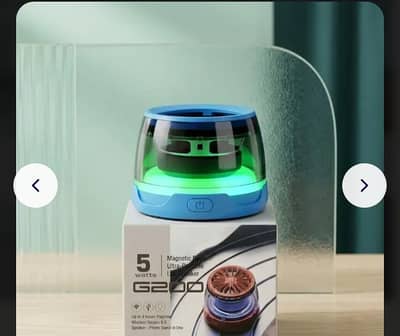 Mini Transparent Wireless Bluetooth Speaker with RGB LED Lights