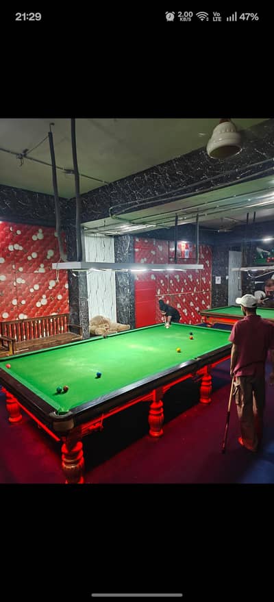 snooker table